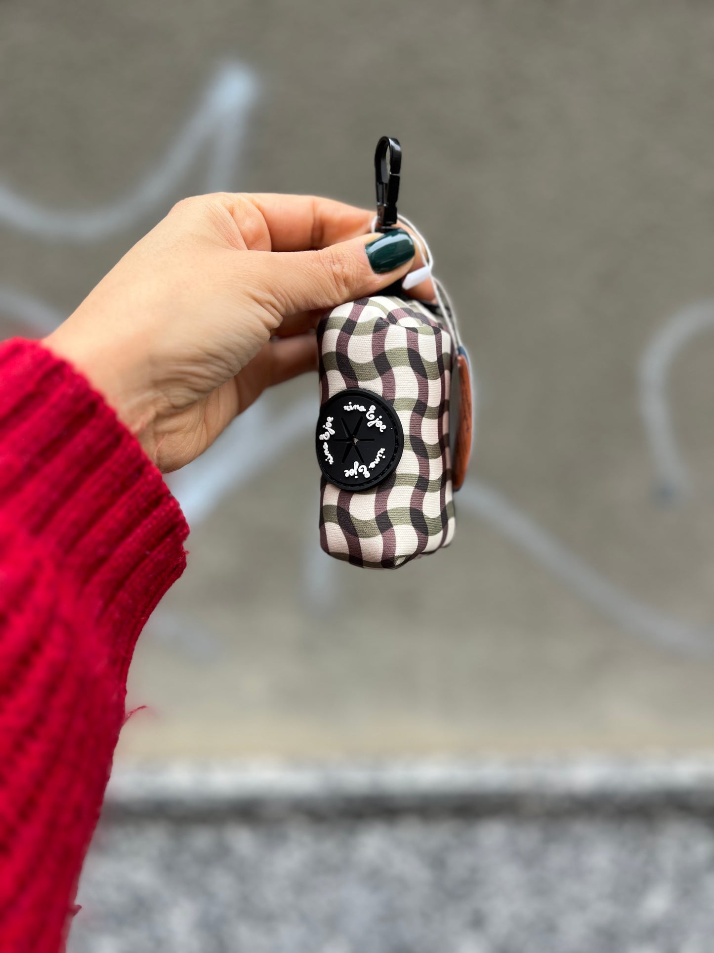 Porta sacchetti in neoprene