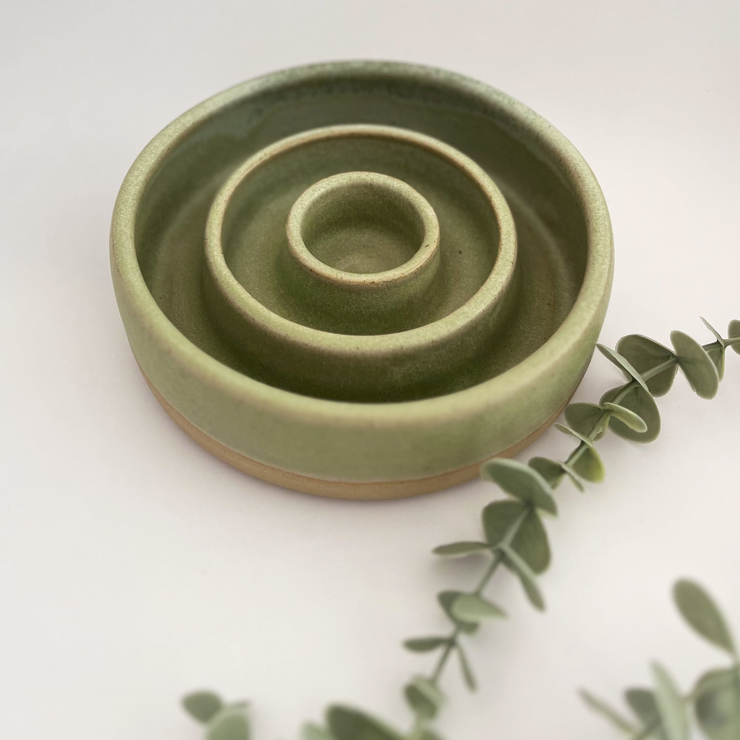 Ciotole slowfeed cerchi in ceramica
