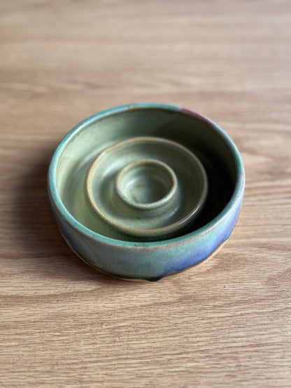 Ciotole slowfeed cerchi in ceramica