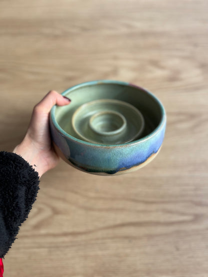 Ciotole slowfeed cerchi in ceramica