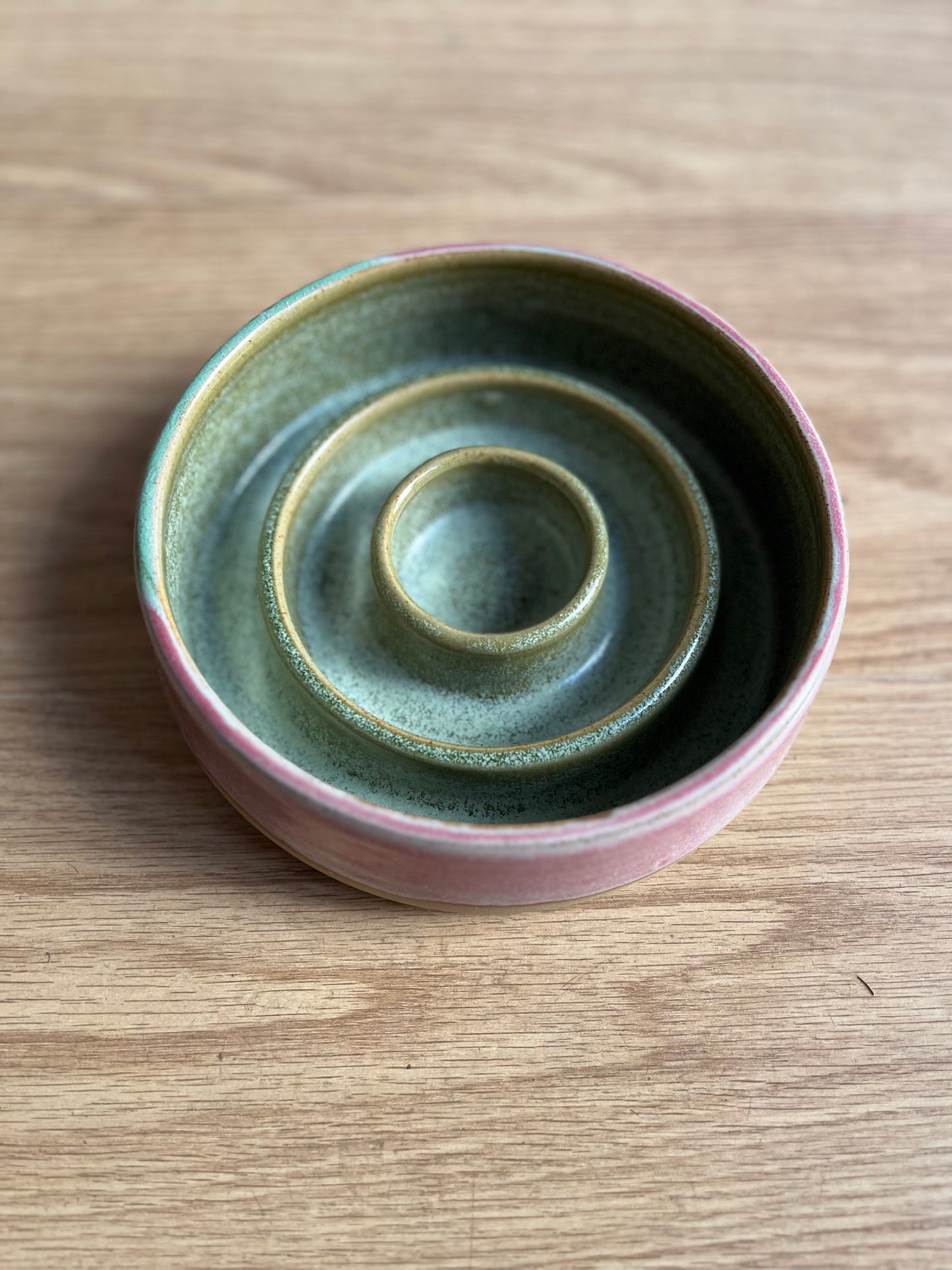 Ciotole slowfeed cerchi in ceramica