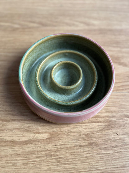 Ciotole slowfeed cerchi in ceramica