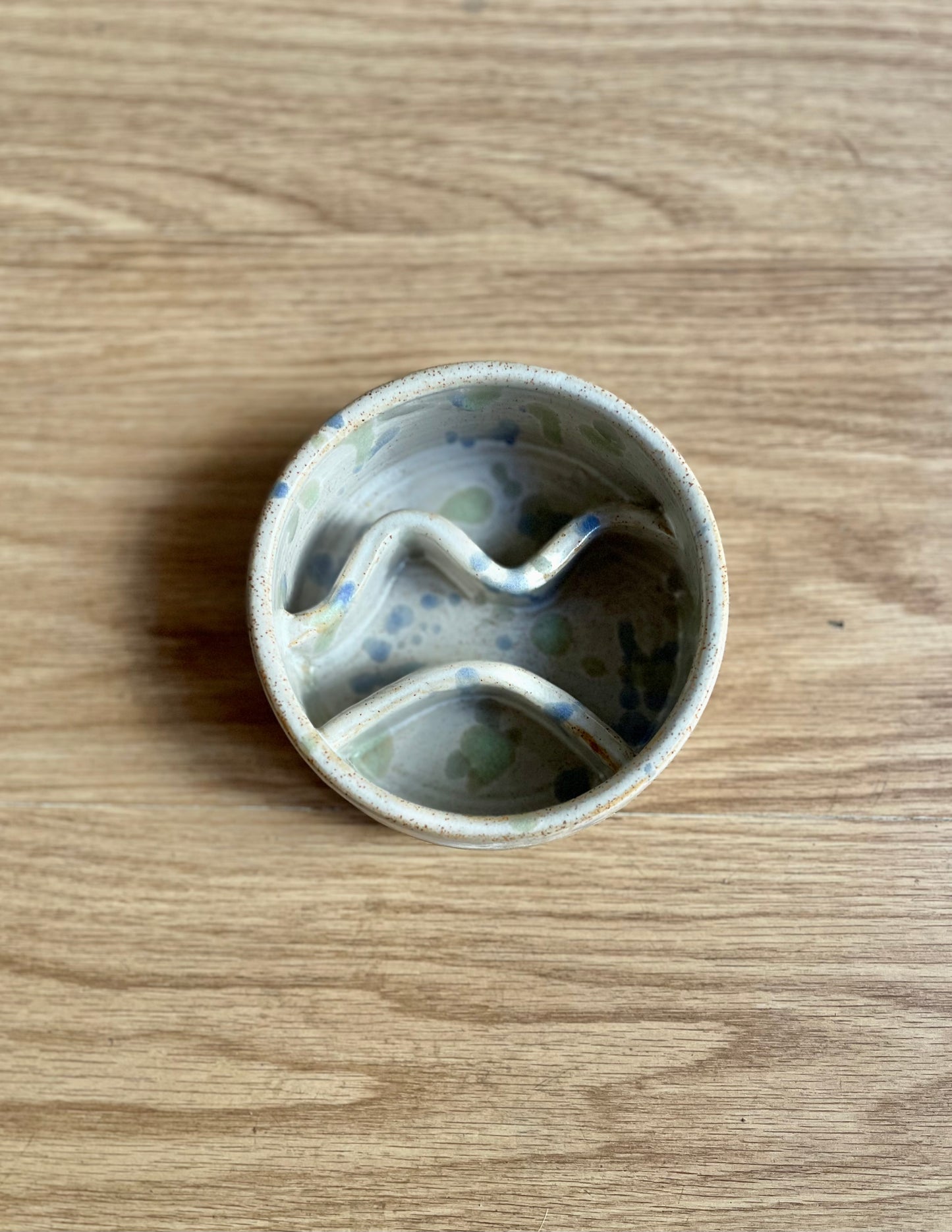 Ciotole slowfeed onde in ceramica