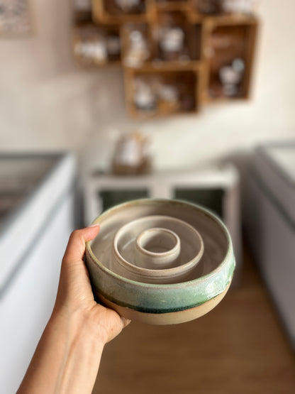Ciotole slowfeed cerchi in ceramica