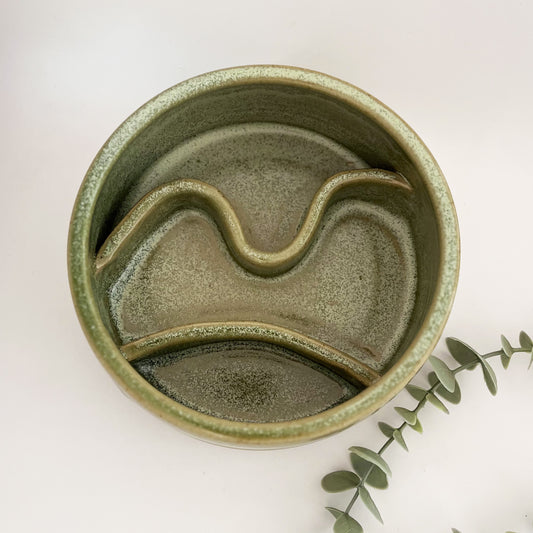 Ciotole slowfeed onde in ceramica