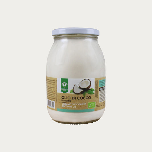 Olio di cocco vergine biologico deodorato