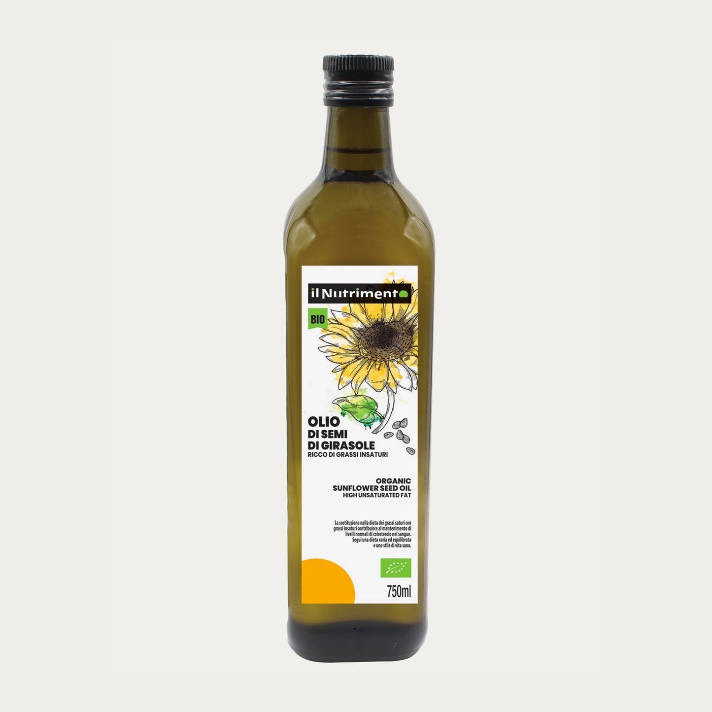 Olio di semi di girasole biologico